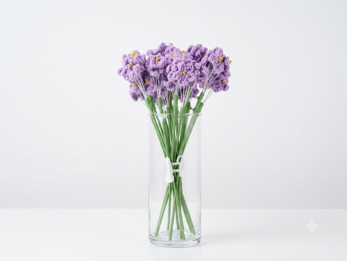 Artificial Baby's Breath Filler Flowers - Purple (Bunch)