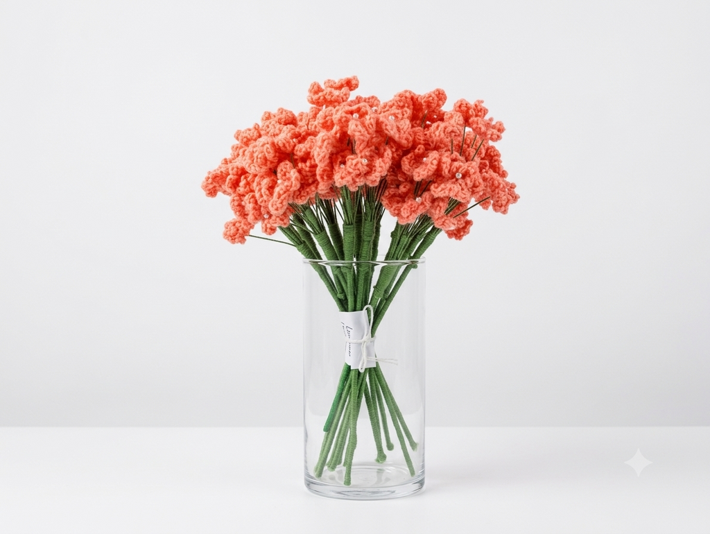 Artificial Baby's Breath Filler Flowers - Purple (Bunch)
