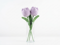 Handmade Crochet Lavender Tulips