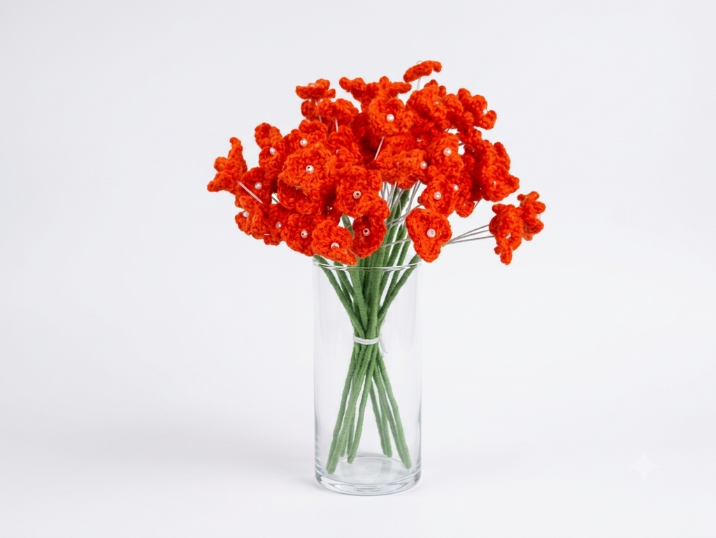 Artificial Baby's Breath Filler Flowers - Purple (Bunch)